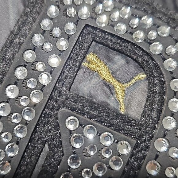 Puma x Dapper Dan Studded Puffer Bomber Reversible Jacket Coat NWT Small - Picture 5 of 14